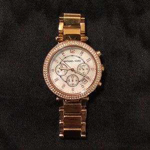 Michael Kors Rose Gold Parker Watch
